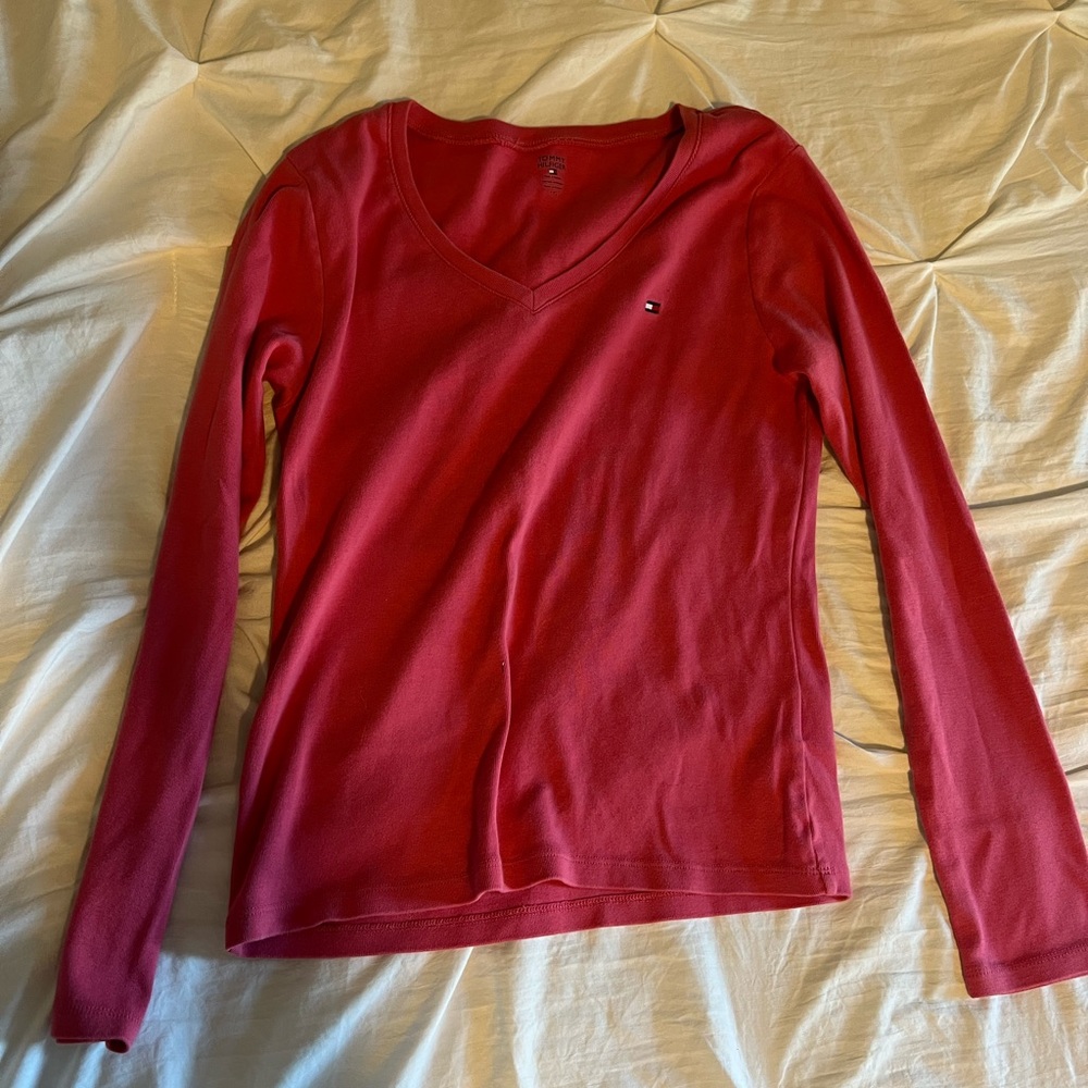 raspberry tommy hilfiger long sleeve